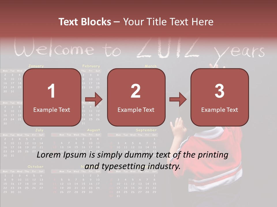 Week Cute Kid PowerPoint Template