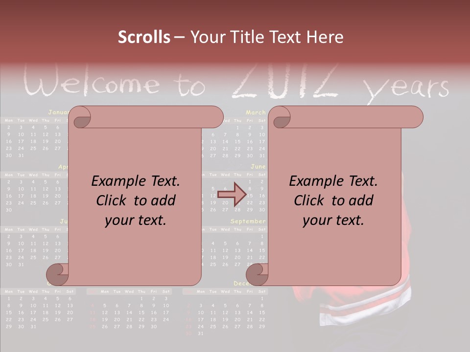 Week Cute Kid PowerPoint Template