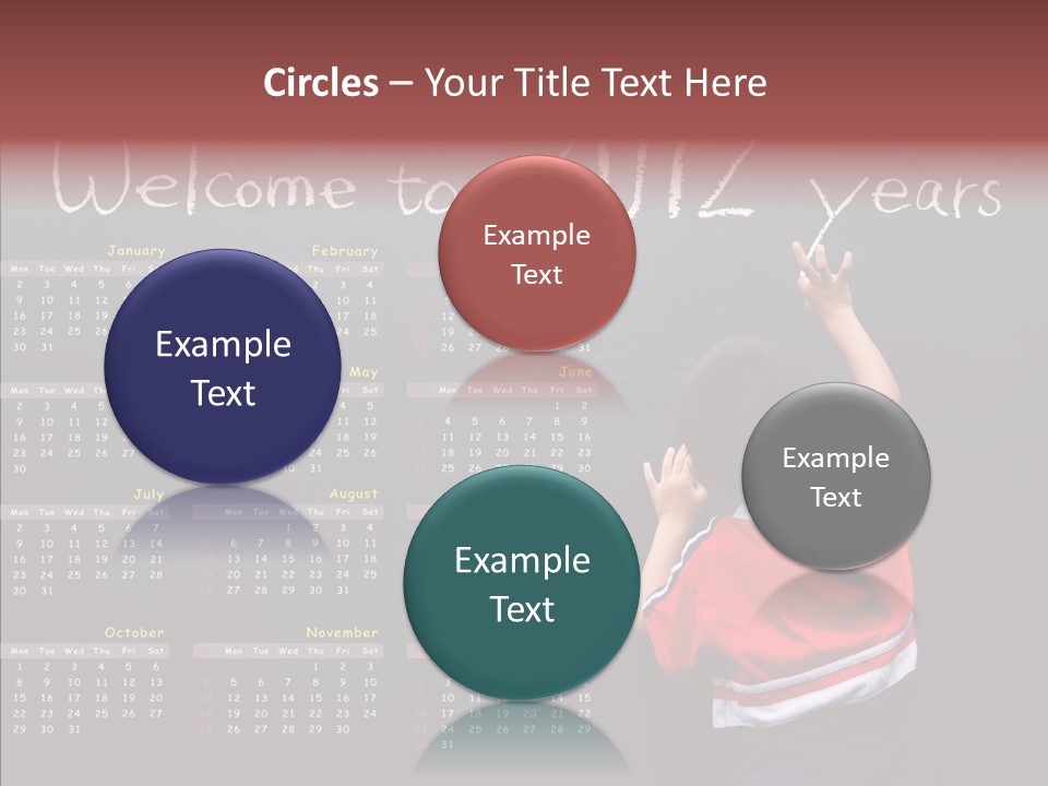 Week Cute Kid PowerPoint Template