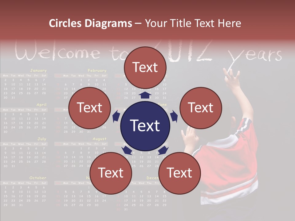 Week Cute Kid PowerPoint Template