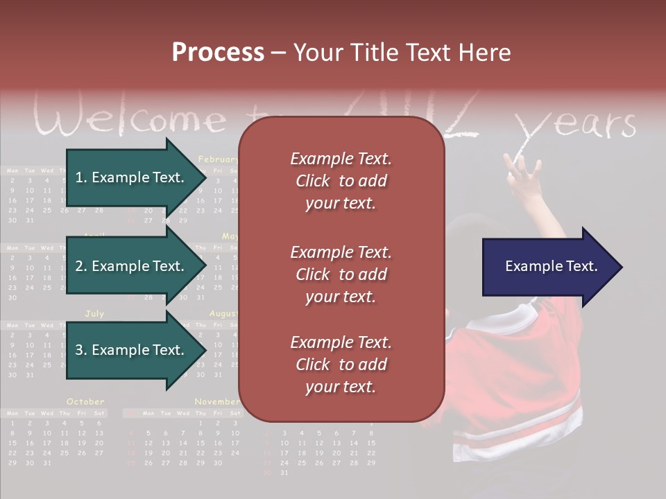 Week Cute Kid PowerPoint Template