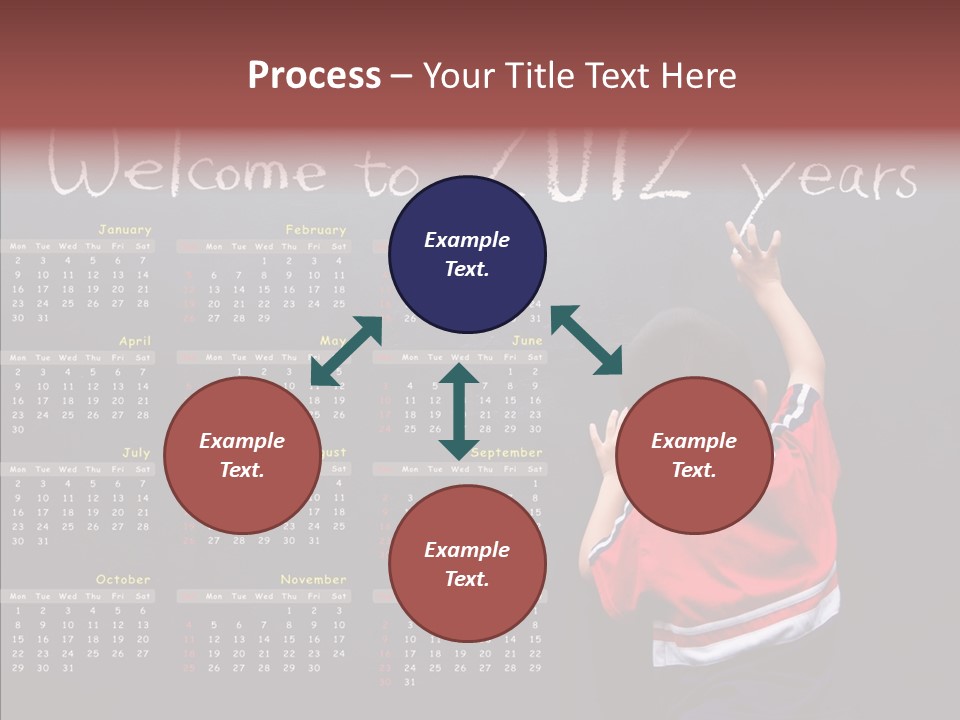 Week Cute Kid PowerPoint Template