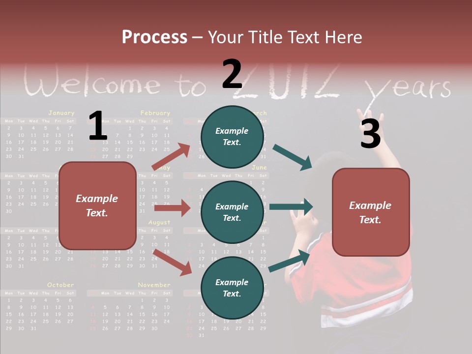 Week Cute Kid PowerPoint Template