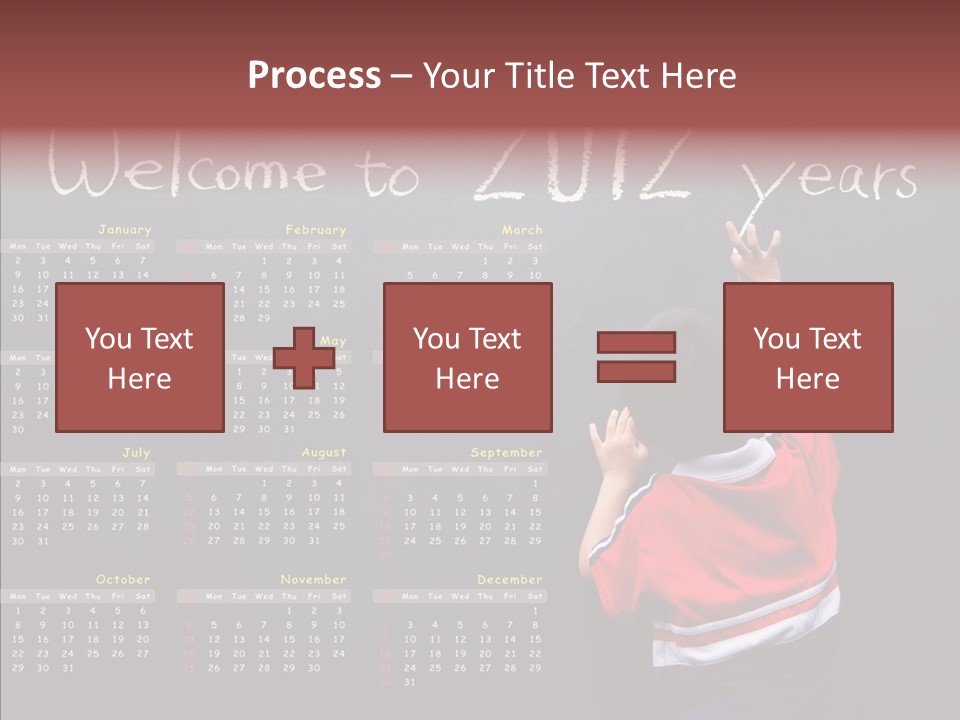 Week Cute Kid PowerPoint Template