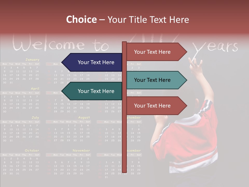 Week Cute Kid PowerPoint Template