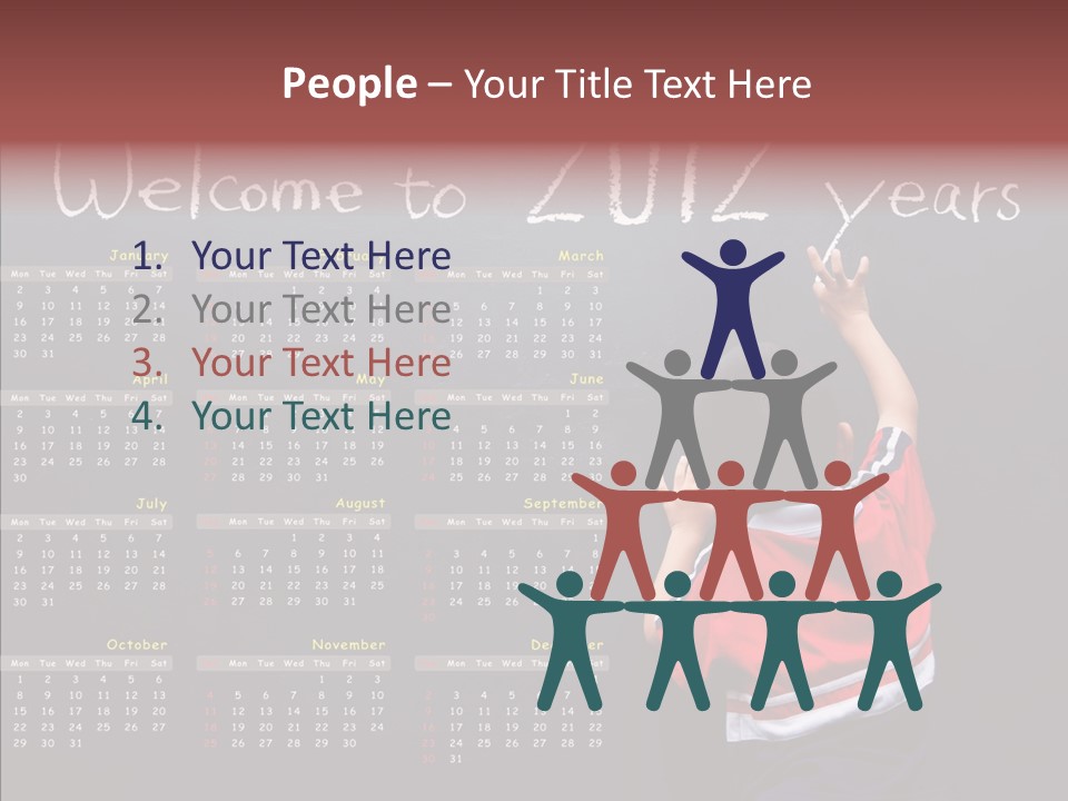 Week Cute Kid PowerPoint Template