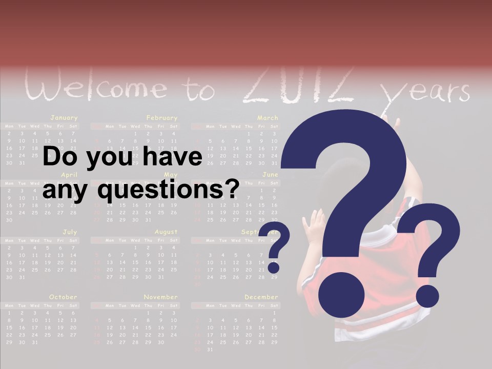 Week Cute Kid PowerPoint Template