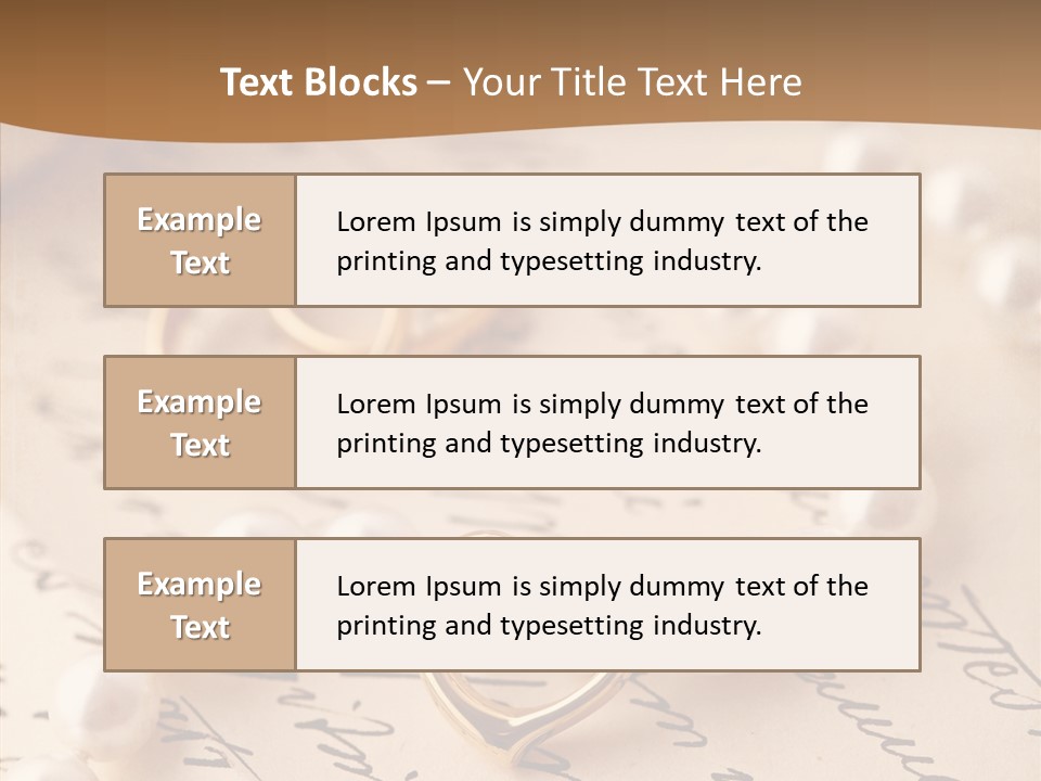 Wedding Wedding Ring Wedding Background PowerPoint Template