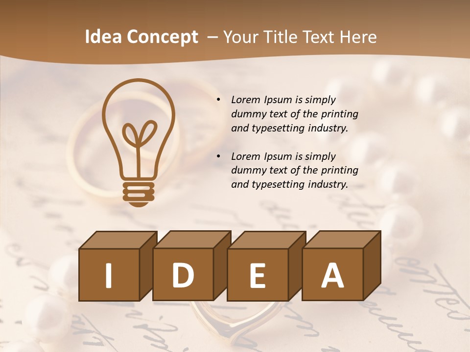 Wedding Wedding Ring Wedding Background PowerPoint Template