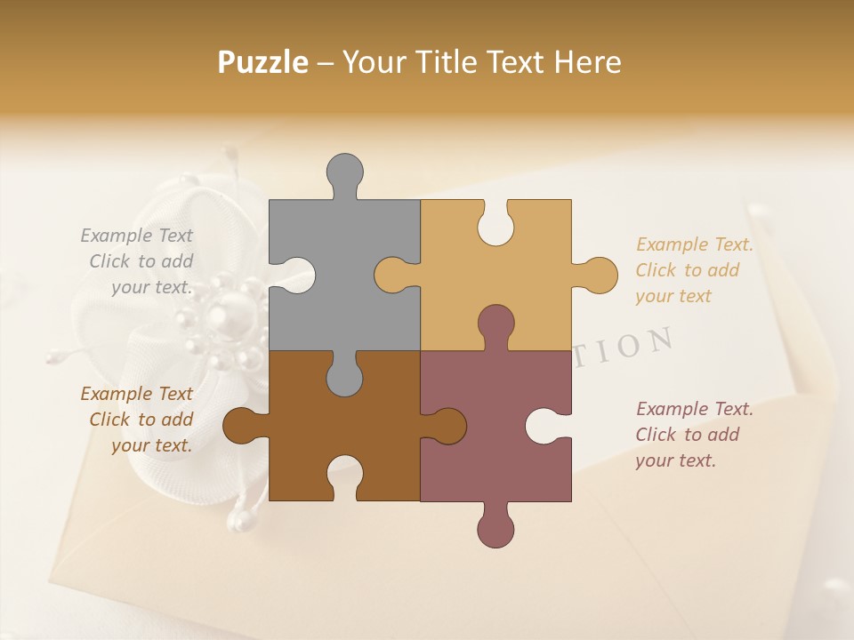 Wedding Invitation Wedding Copy Space PowerPoint Template