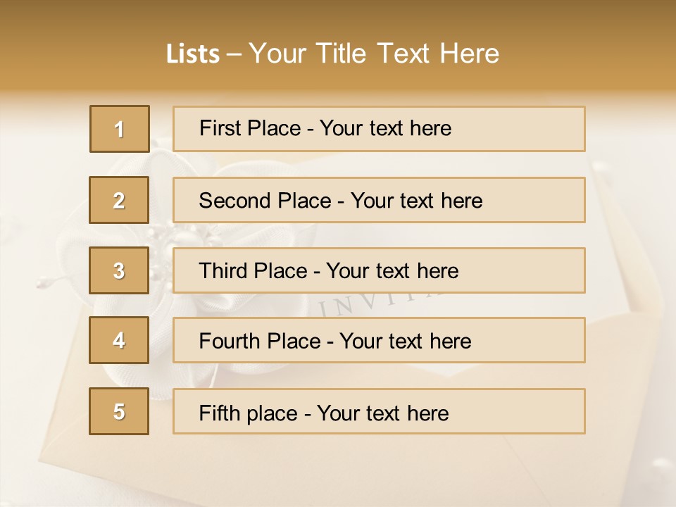 Wedding Invitation Wedding Copy Space PowerPoint Template