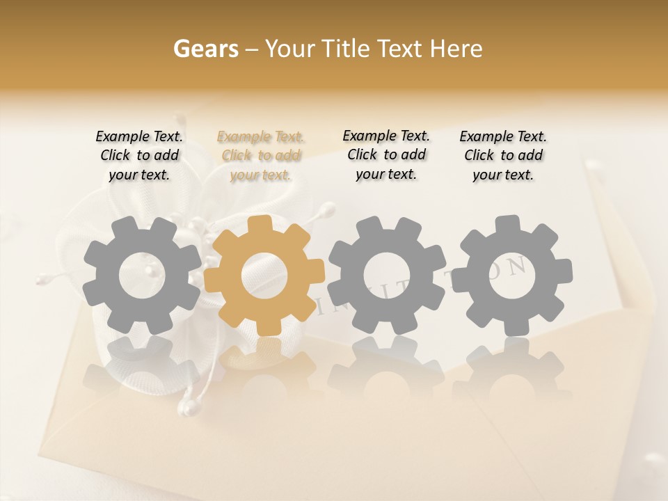 Wedding Invitation Wedding Copy Space PowerPoint Template