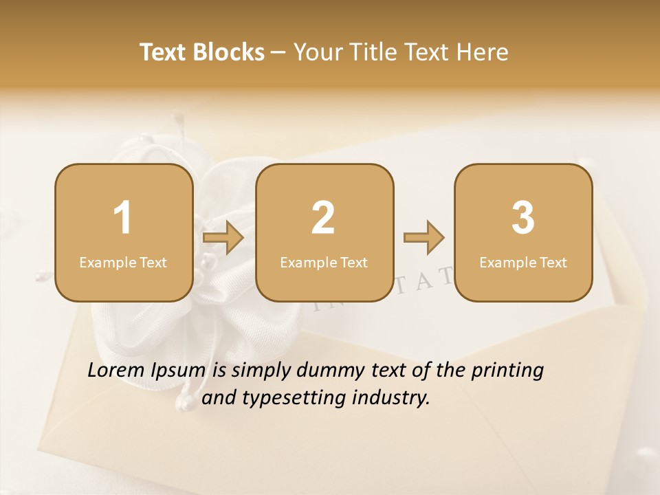 Wedding Invitation Wedding Copy Space PowerPoint Template