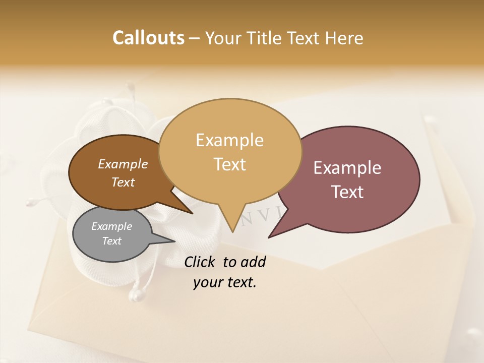 Wedding Invitation Wedding Copy Space PowerPoint Template