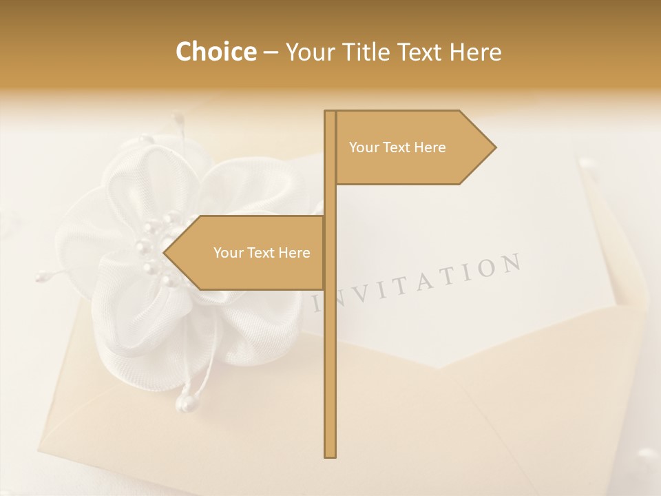 Wedding Invitation Wedding Copy Space PowerPoint Template