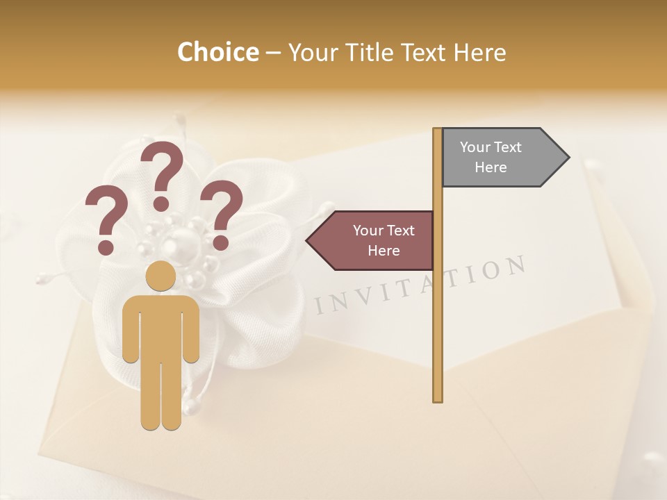 Wedding Invitation Wedding Copy Space PowerPoint Template