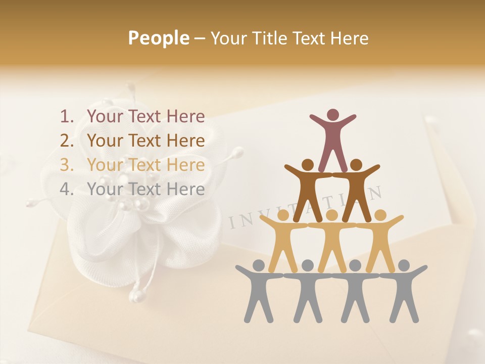 Wedding Invitation Wedding Copy Space PowerPoint Template