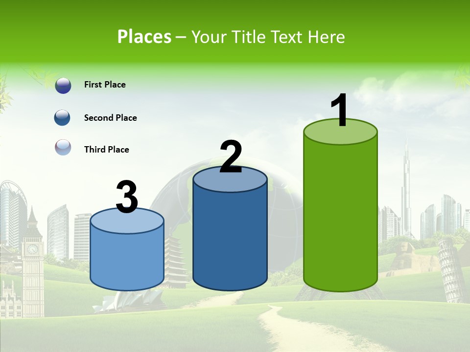 Architecture Town Holidays PowerPoint Template