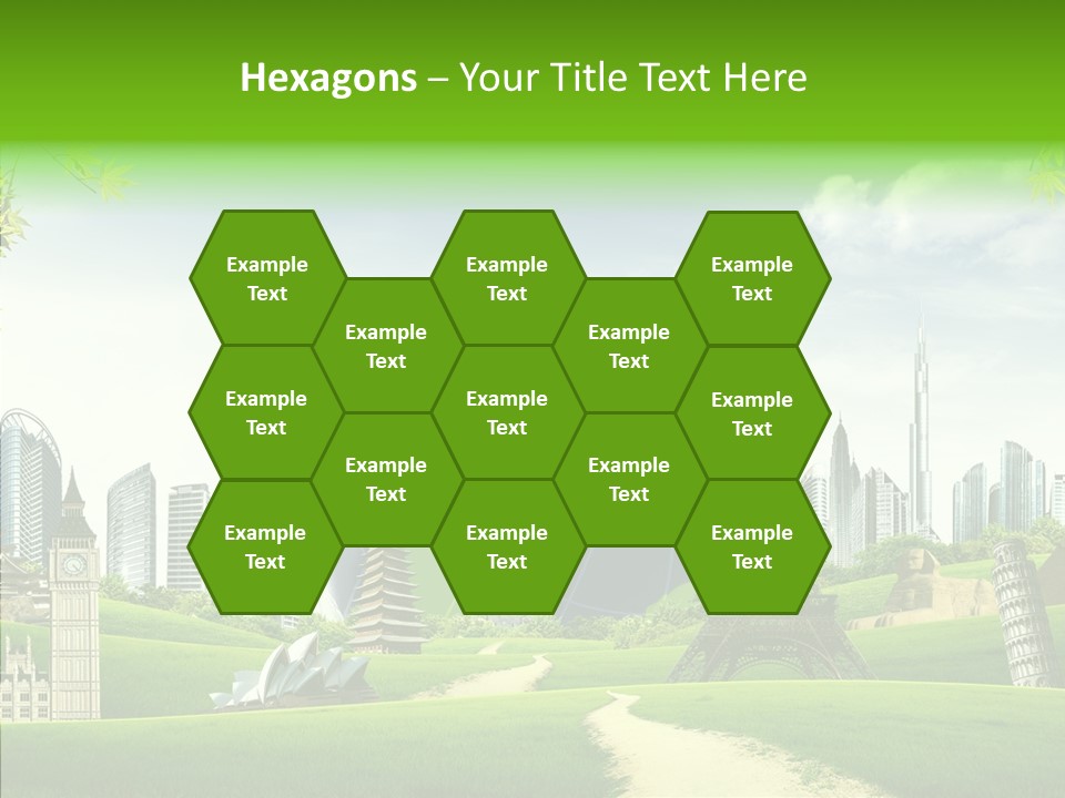 Architecture Town Holidays PowerPoint Template