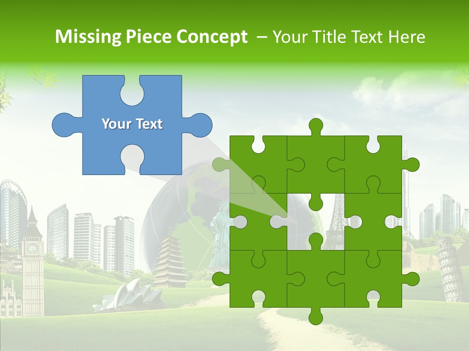 Architecture Town Holidays PowerPoint Template