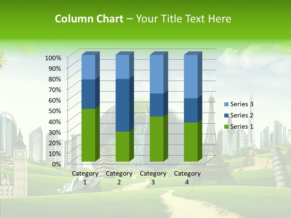 Architecture Town Holidays PowerPoint Template