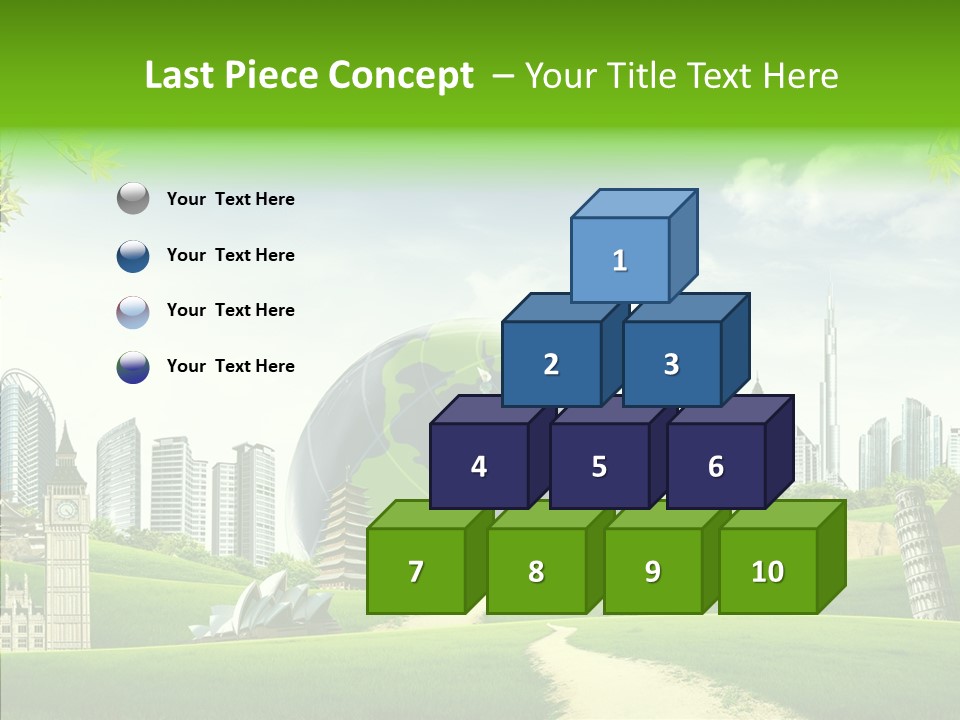 Architecture Town Holidays PowerPoint Template