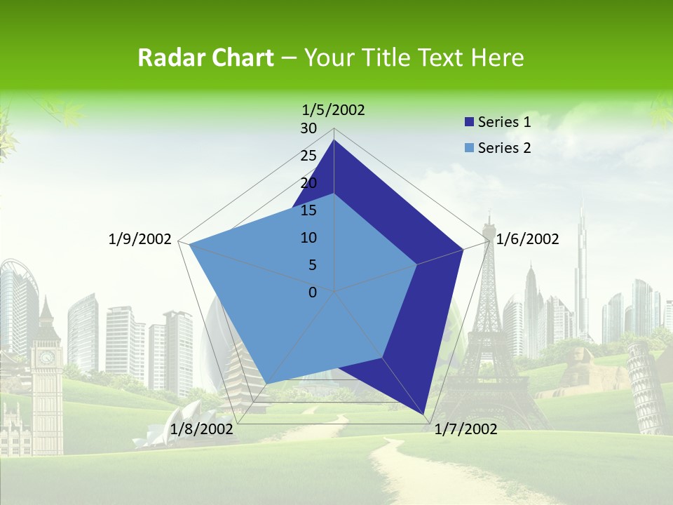 Architecture Town Holidays PowerPoint Template