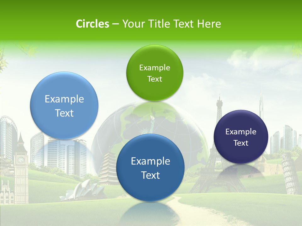 Architecture Town Holidays PowerPoint Template