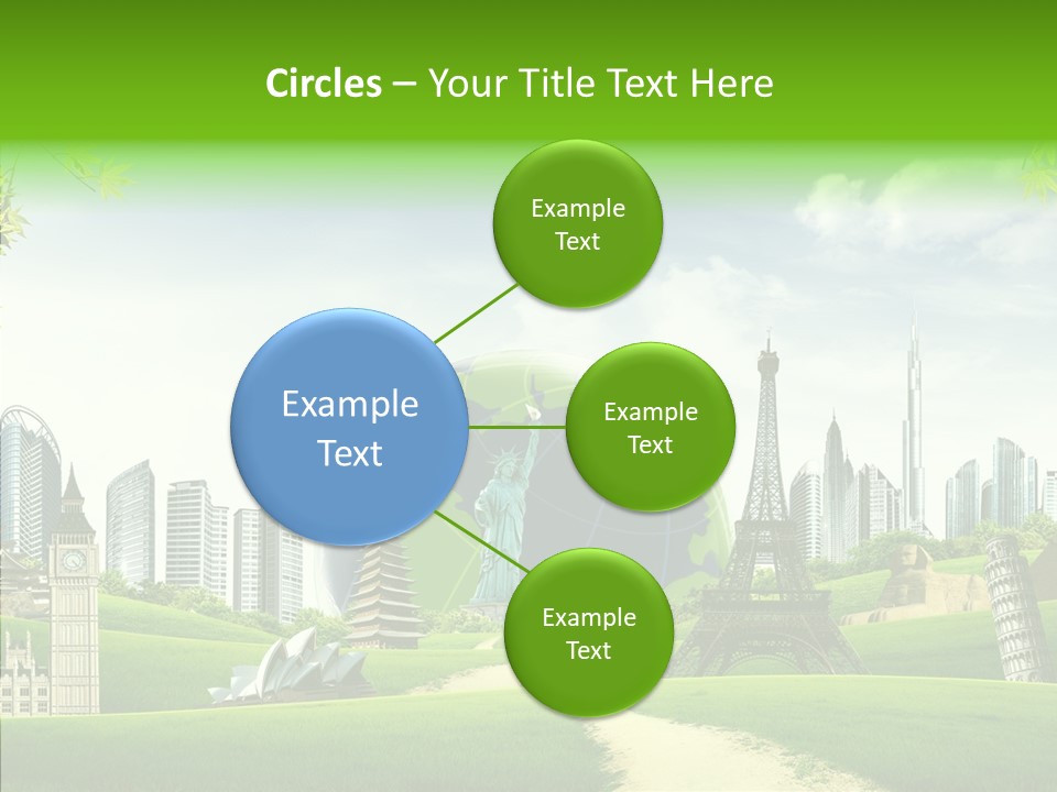 Architecture Town Holidays PowerPoint Template