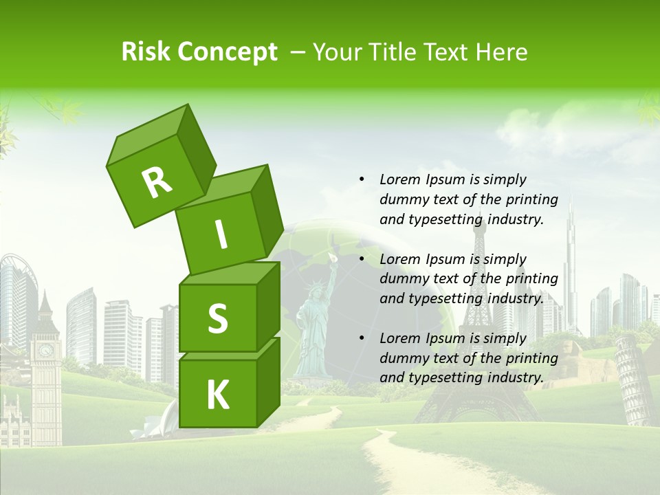 Architecture Town Holidays PowerPoint Template