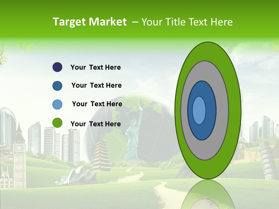 Architecture Town Holidays PowerPoint Template