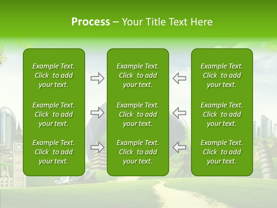 Architecture Town Holidays PowerPoint Template