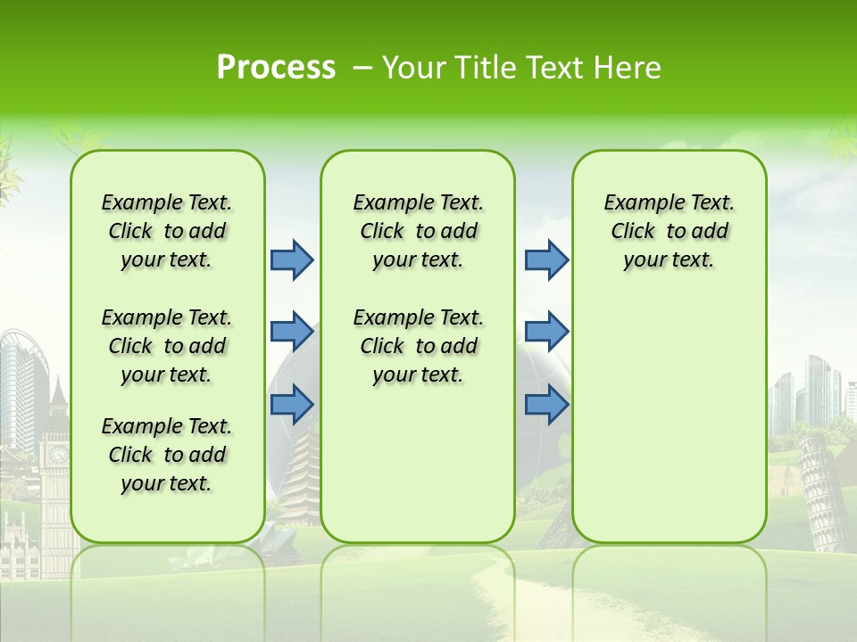 Architecture Town Holidays PowerPoint Template