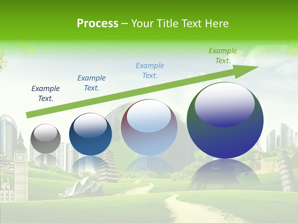 Architecture Town Holidays PowerPoint Template