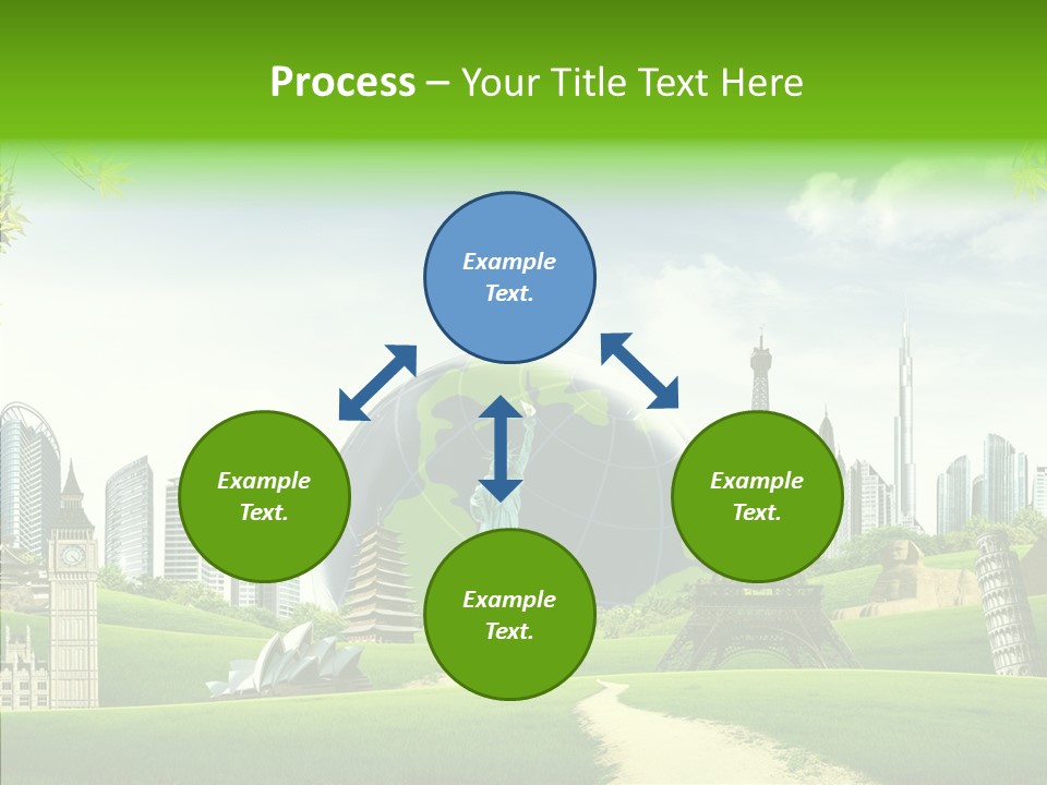 Architecture Town Holidays PowerPoint Template