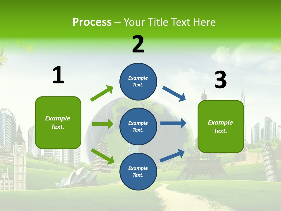 Architecture Town Holidays PowerPoint Template