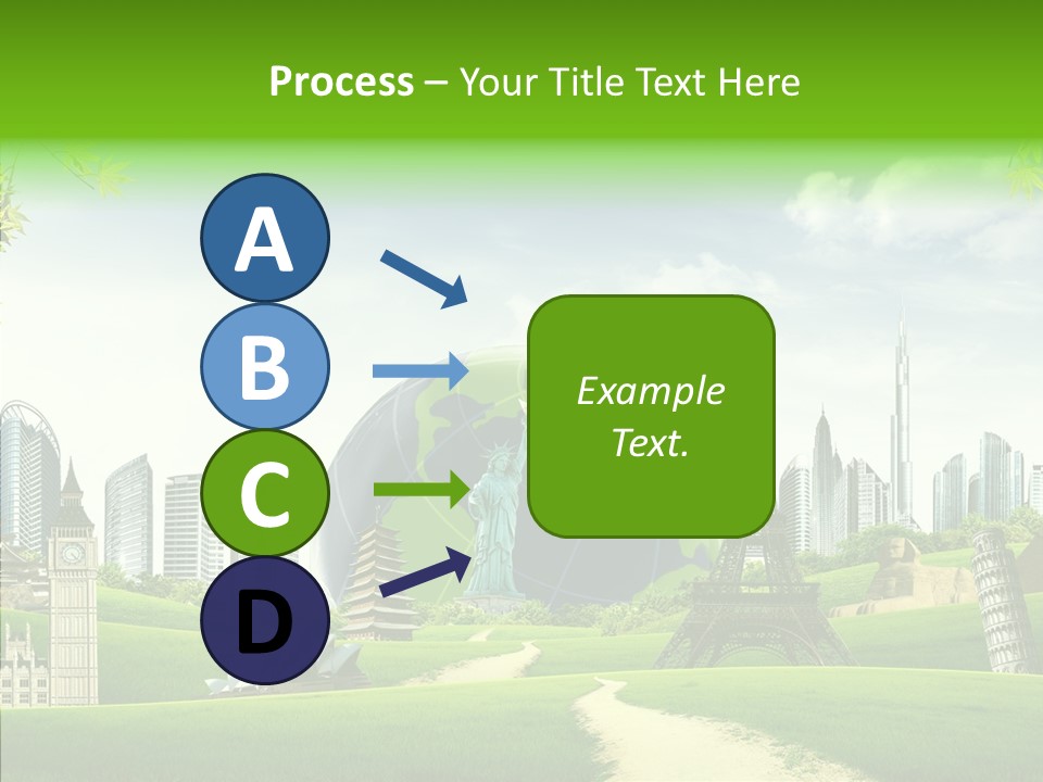 Architecture Town Holidays PowerPoint Template
