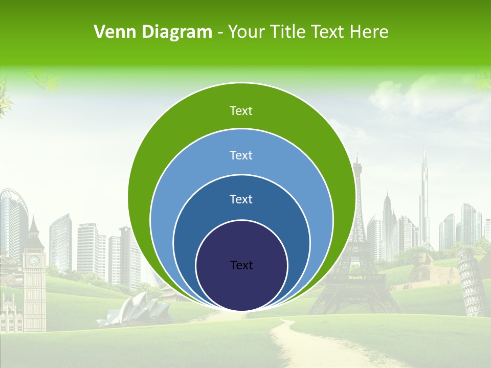 Architecture Town Holidays PowerPoint Template