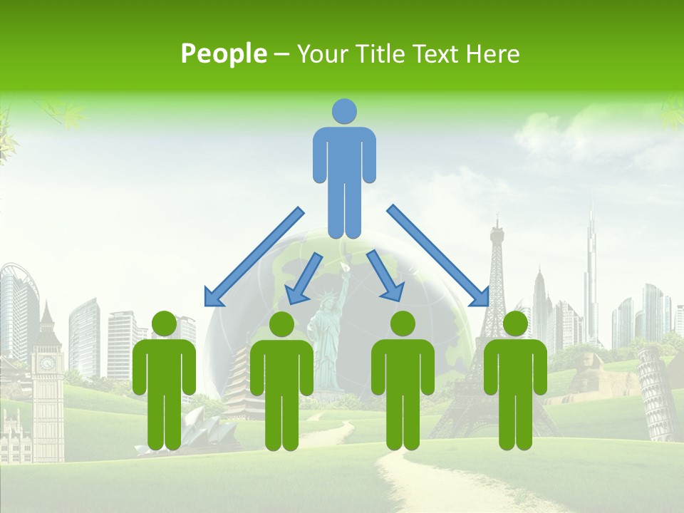 Architecture Town Holidays PowerPoint Template