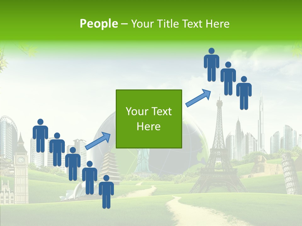 Architecture Town Holidays PowerPoint Template