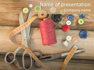 Sew Antique Old PowerPoint Template