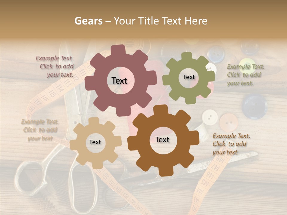 Sew Antique Old PowerPoint Template