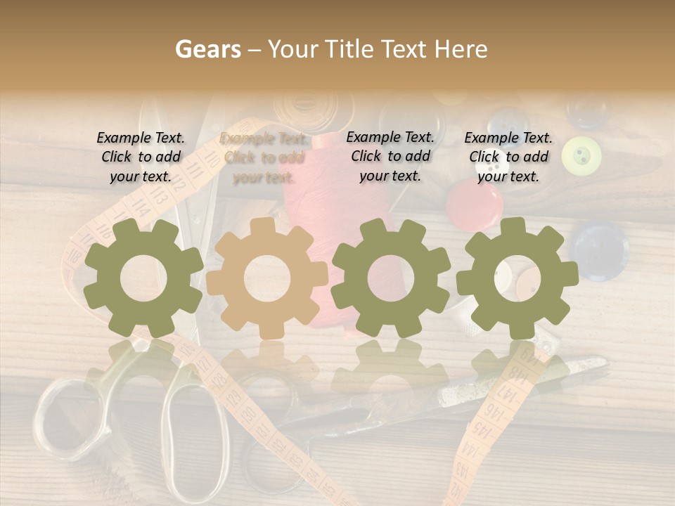 Sew Antique Old PowerPoint Template