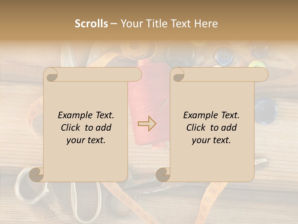 Sew Antique Old PowerPoint Template