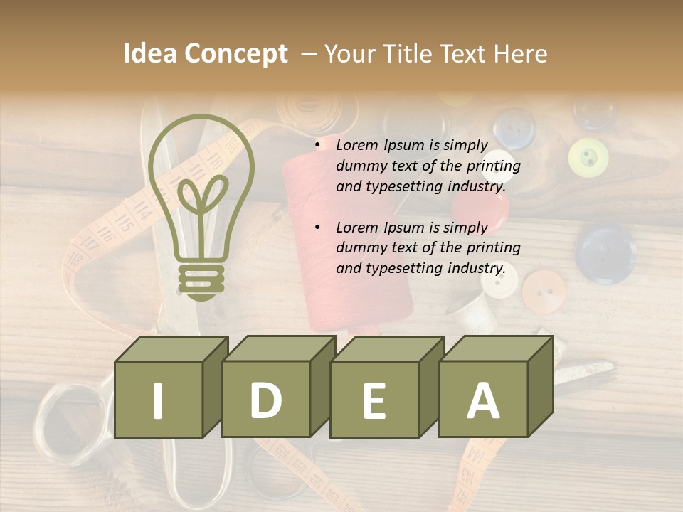 Sew Antique Old PowerPoint Template