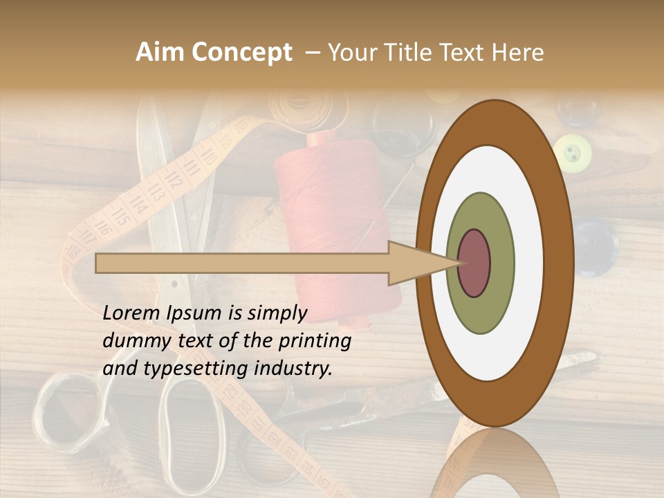 Sew Antique Old PowerPoint Template