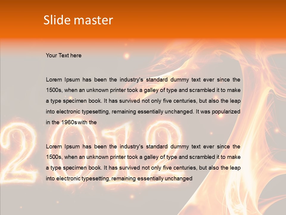 Backgrounds Decoration Computer PowerPoint Template