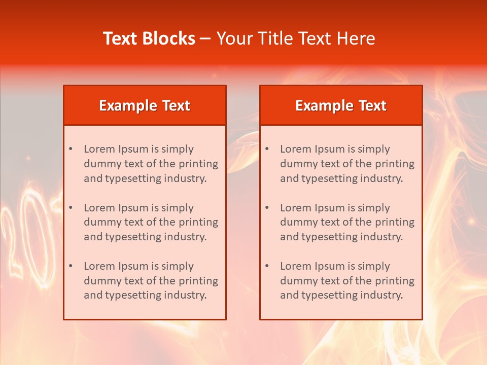 Dangerous Ideas Burn PowerPoint Template