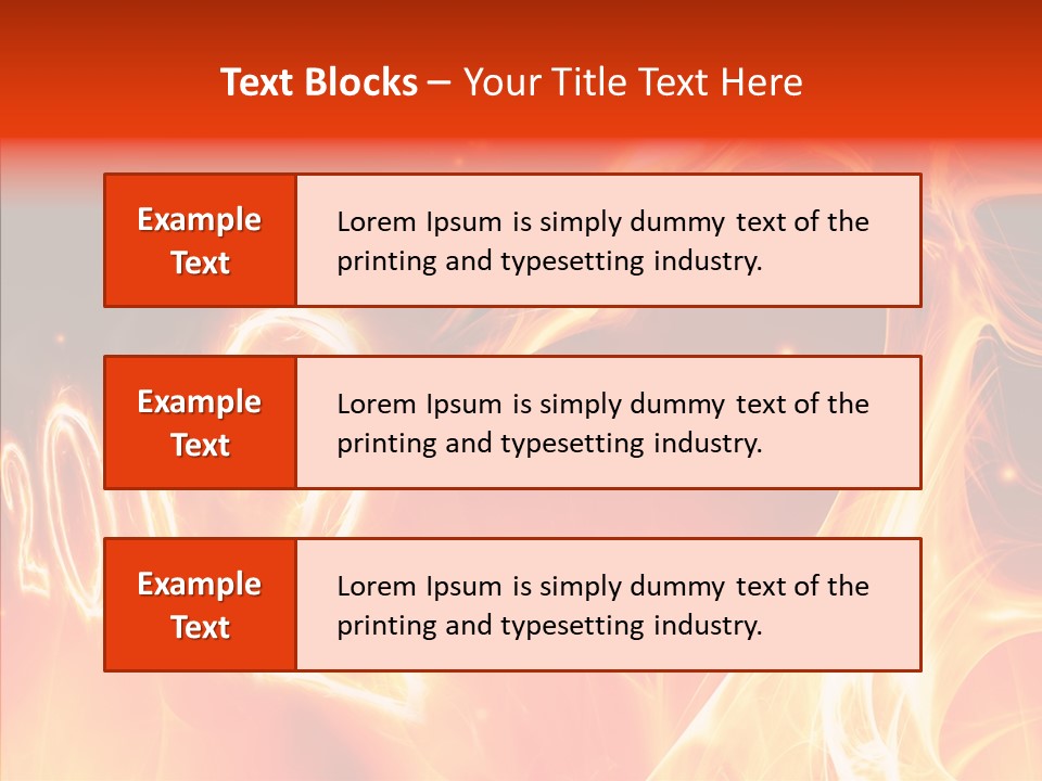 Dangerous Ideas Burn PowerPoint Template