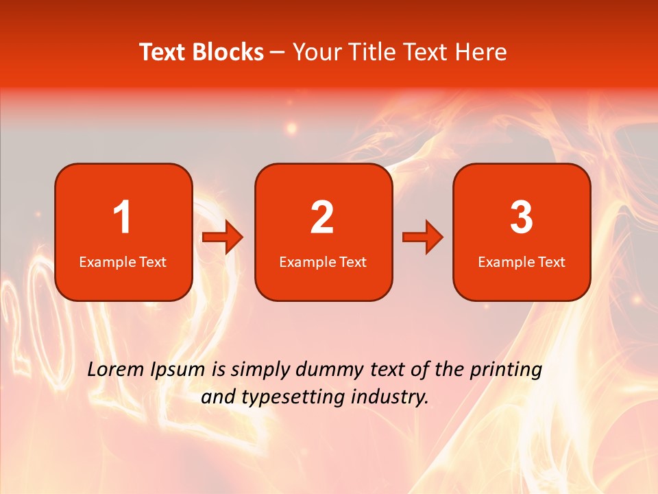 Dangerous Ideas Burn PowerPoint Template